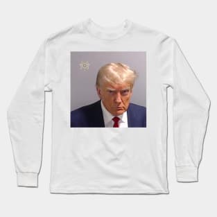 Donald Trump Fulton County Georgia Mugshot 2023 Long Sleeve T-Shirt